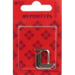 Уголок 15х15 серебро 4 шт.