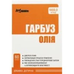 Капсулы Красота и Здоровье Масло семян Тыквы AN NATUREL по 1000 мг 60 шт.