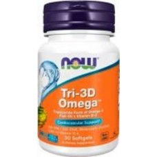 Омега 3 Now Foods Tri-3D 30 шт./уп.