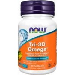 Омега 3 Now Foods Tri-3D 30 шт./уп.