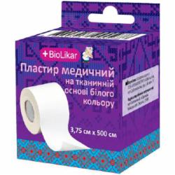 BioLikar Пластырь на тканевой основе белый 3,75 см х 500 см 1 шт.
