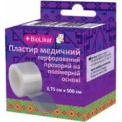 BioLikar Пластырь перфорированный прозрачный на полимерной основе 3,75 х 500 см 1 шт.