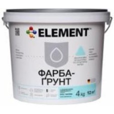 Грунтовочная краска адгезійна Element с кварцевым песком 4 кг