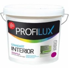 Краска акриловая водоэмульсионная PROFILUX Standart Interior мат белый 14 кг