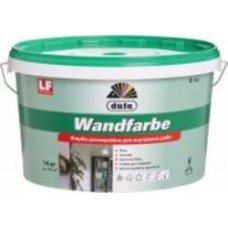 Краска акриловая водоэмульсионная Dufa Wandfarbe D1a мат белый 14 кг