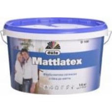 Краска латексная водоэмульсионная Dufa Mattlatex D100 мат белый 14 кг