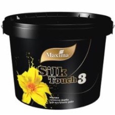 Краска латексная Maxima Silk Touch 3 глубокий мат белый 6 кг