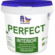 Краска латексная водоэмульсионная FT Professional Perfect Interior Base А мат белый 1 л