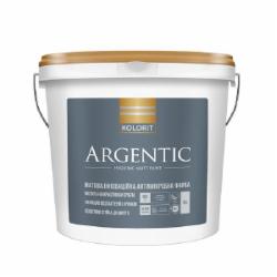 Матовая инновационная антимикробная краска Kolorit Argentic база А белый 9 л