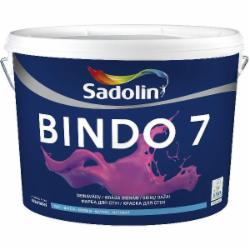 Краска интерьерная акриловая Sadolin BINDO 7 BW мат белый 7,5 л