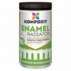 Эмаль Kompozit акриловая для радиаторов белый глубокий мат 0,3 л