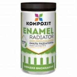 Эмаль Kompozit акриловая для радиаторов белый глубокий мат 0,3 л