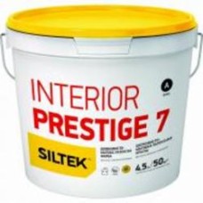 Краска латексная водоэмульсионная Siltek INTERIOR PRESTIGE-7 База А шелковистый мат 4,5 л