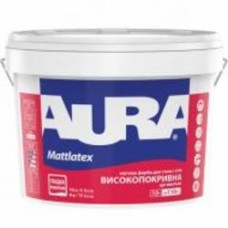 Краска акрилатная водоэмульсионная Aura® Mattlatex TR глубокий мат база под тонировку 9 л