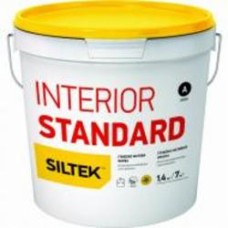 Краска латексная водоэмульсионная Siltek INTERIOR STANDARD База А мат белый 1,4 кг