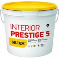 Краска латексная Siltek INTERIOR PRESTIGE 5 база А мат белый 9 л