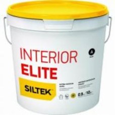 Краска латексная водоэмульсионная Siltek Interior Elite база А мат белый 0,9 л
