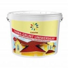 Краска-грунт акриловая COLORINA с кварцевым песком мат белый 7 кг
