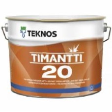 Краска интерьерная акрилатная TEKNOS TIMANTTI 20 база 1 полумат белый 2,7 л