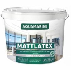 Краска интерьерная AQUAMARINE AQUAMARINE MATTLATEX белый 1,4 кг