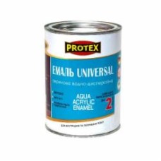 Эмаль акриловая Protex Universal белый полумат 2,5 л