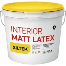 Краска латексная Siltek Interior Matt Latex База А глубокий мат белый 14 кг