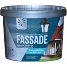 Краска фасадная акриловая водоэмульсионная COLORINA FASSADE База мат 3 кг