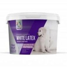 Краска интерьерная акриловая COLORINA White Latex мат белый 1,4 кг