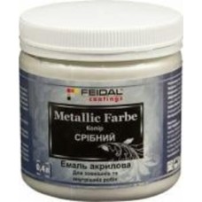 Декоративная краска Feidal Metallic Farbe серебряный 0,4 л