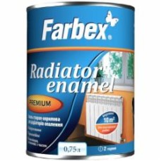 Эмаль Farbex для радиаторов отопления белый глянец 0,85 кг