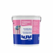 Эмаль акриловая Aura® Luxpro Thermo Matt для радиаторов Белый (База А) мат 2,2 л