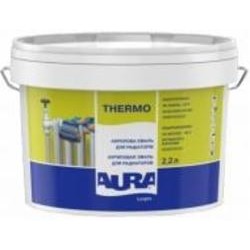 Эмаль акриловая Aura® Luxpro Thermo для радиаторов Белый (База А) глянец 2,2 л