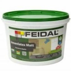 Краска латексная Feidal Innenlatex Matt глубокий мат белый 10 л