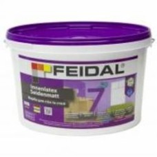 Краска акриловая Feidal Innenlatex Seidenmatt шелковистый мат белый 5 л