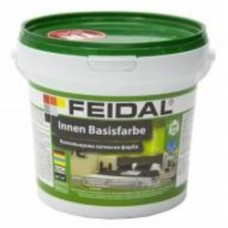 Краска латексная Feidal Innen Basisfarbe мат база под тонировку 0,75 л