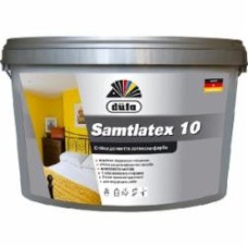 Краска латексная водоэмульсионная Dufa Samtlatex 10 полумат белый 2,5 л