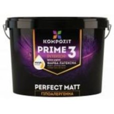 Краска интерьерная латексная Kompozit PRIME 3 база С мат база под тонировку 0,9 л
