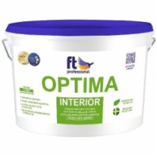 Краска акриловая FT Professional OPTIMA INTERIOR глубокий мат белый 5 л