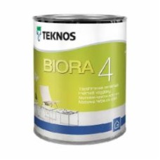 Краска интерьерная акрилатная TEKNOS BIORA 4 база 3 мат база под тонировку 0,9 л