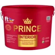 Краска акриловая FT Professional PRINCE INTERIOR глубокий мат белая 3 л