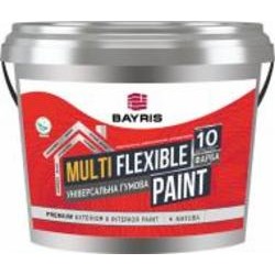 Краска универсальная резиновая Bayris MULTIFLEXIBLE PAINT RAL 8017 мат коричневый 1 кг