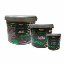 Краска резиновая Protex Kauchuk Proof RAL 9005 черная мат 5 л 5,2 кг