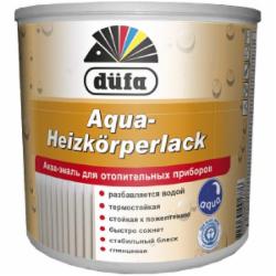 Акваэмаль Dufa для радиаторов Aqua-Heizkorperlack белый глянец 0,75 л