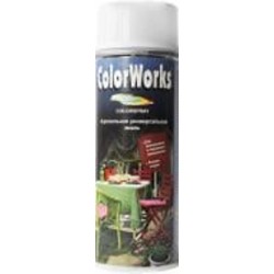 Эмаль аэрозольная RAL 9010 ColorWorks белый 400 мл