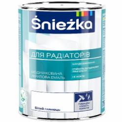Эмаль Sniezka водорастворимая для радиаторов белый глянец 0,75 л