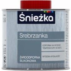 Эмаль Sniezka термостойкая серебрянка Srebrzanka серебряный 0,5 л
