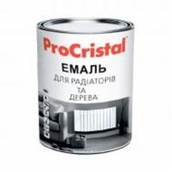 Эмаль ProCristal акриловая для радиаторов и дерева белый мат 0,8 л