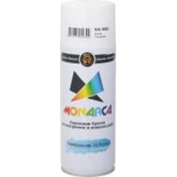 Краска MONARCA аэрозольная универсальная RAL 9003 белый глянец 270 г