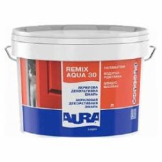Эмаль Aura® акриловая Luxpro Remix Aqua 30 белый полумат 0,75 л