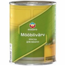 Краска для мебели акриловая водоэмульсионная Eskaro Mooblivarv полумат база под тонировку 0,9 л 1,08 кг